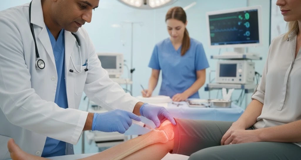 Injection Therapy at Trinay Orthopedic Hospital